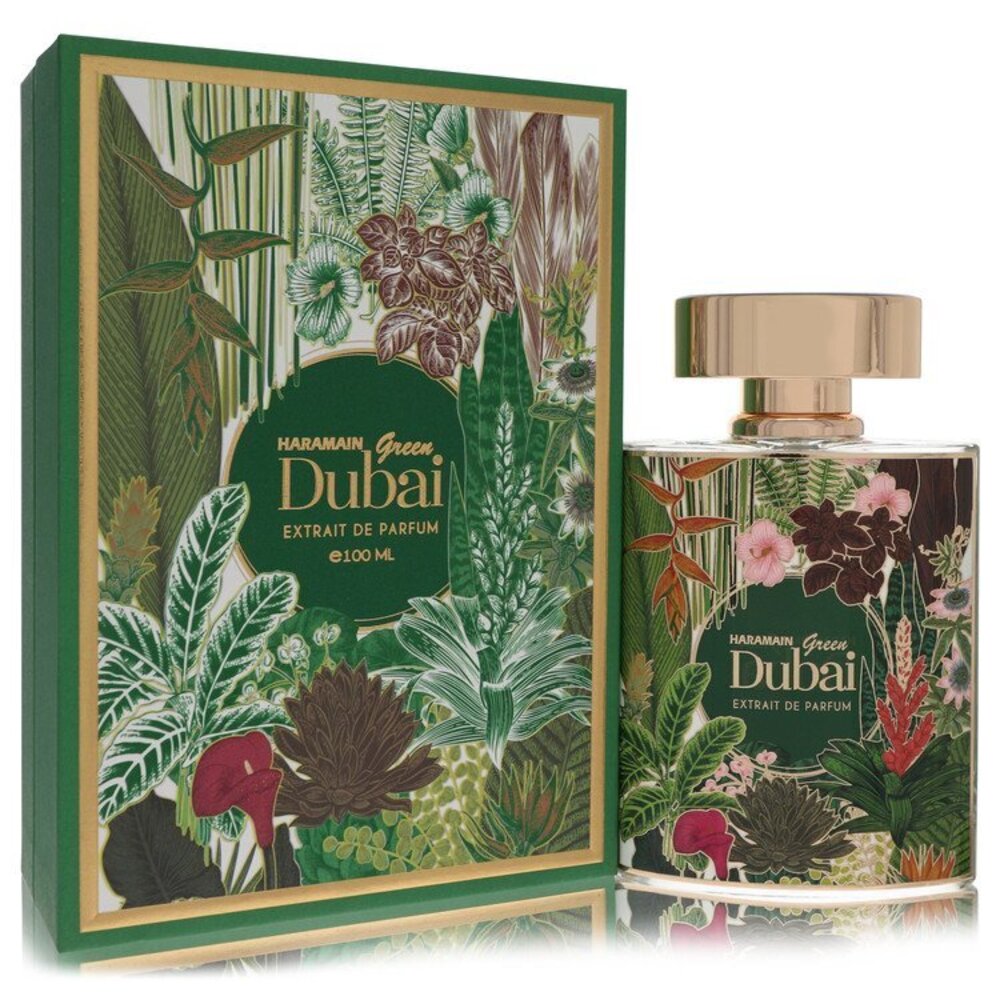 Al Haramain Green Dubai by Al Haramain Extrait De Parfum Spray (Unisex) 3.3 oz